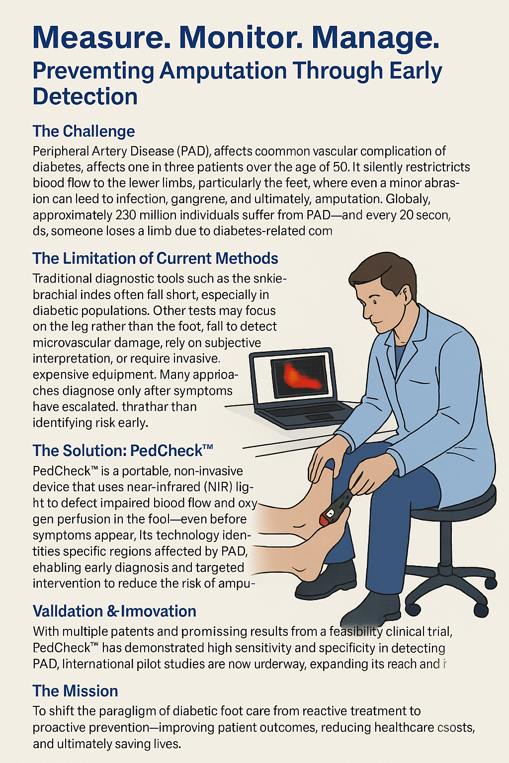 Measure. Monitor. Manage. Preventing Amputation Through Early Detection